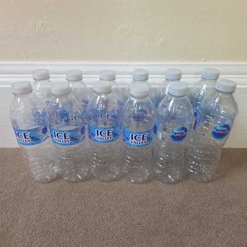 Empty clear plastic water - empty,