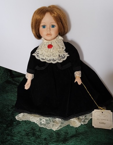 Vintage porcelain doll - porcelain,