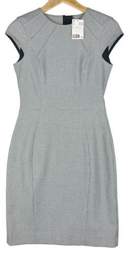 Round neck black white - round, &