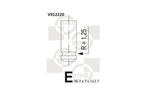 Inlet valve for peugeot - valve,