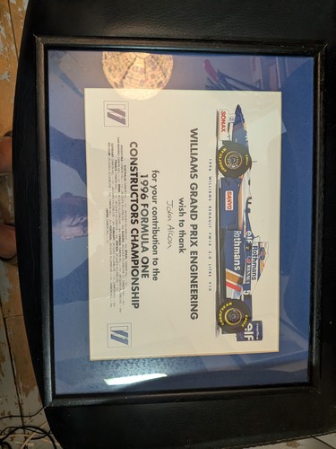 Official williams 1996 - williams, f1