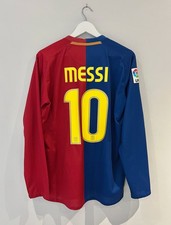 FC Barcelona 2008-2009 LS home shirt [Messi #10] size M Nike 286785-655