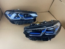 GENUINE BMW IX3 X3 X4 G01 G02 G08 LCI LASER Headlights Set L&R 5A29222 5A29221