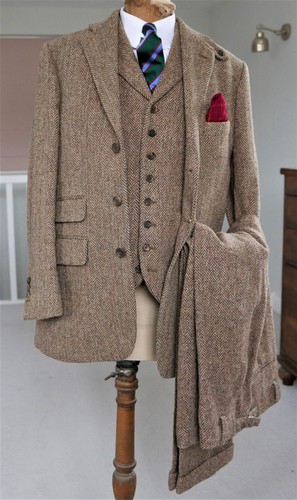 Warm vintage men - men's, tweed