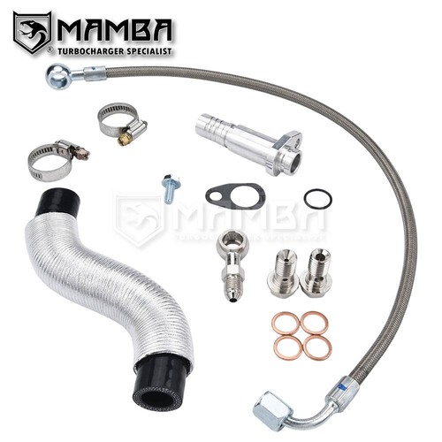 Turbo oil feed return line - turbo, &