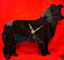 Black acrylic wall clock