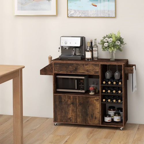 Drop leaf kitchen island cart - drop,