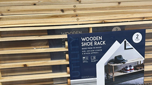 Tier wooden shoe - 2,