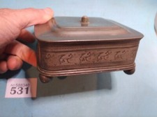 Antique Pewter Box