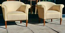 Pair of 1950s Swedish Upholstered Armchairs