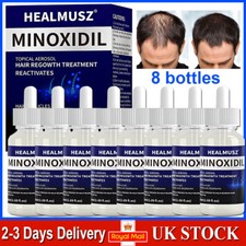 8X Minoxidil 5% Extra Strength for Men Hair Regrowth Treatment Topical Solution