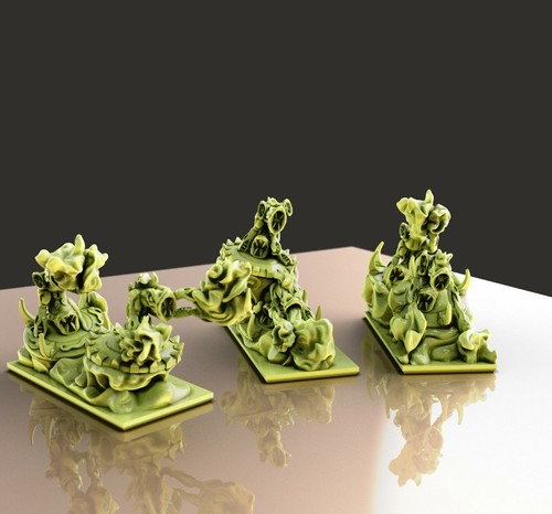 Deamon flyers 10mm - 10mm, detailed