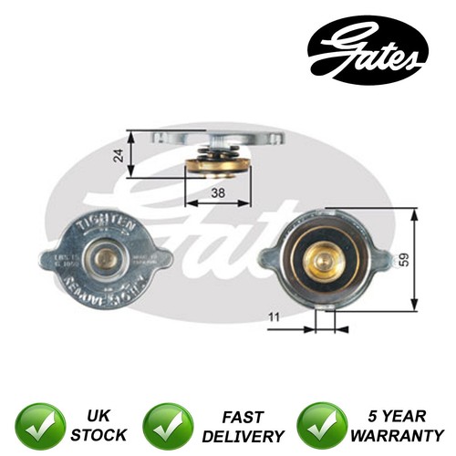 Gates radiator cap fits - cap,