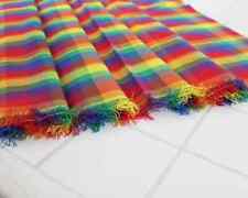 Tartan Fabric - Bright Rainbow
