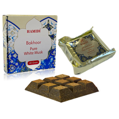 Hamidi bakhoor pure white musk - bakhoor,