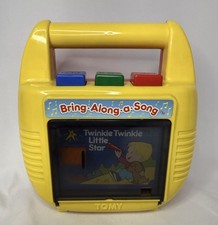Vintage Tomy Bring A Long Song Wind Up Musical Toy Working