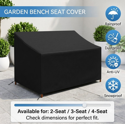 Garden bench seat cover - seat,