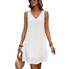 Eyelet Embroidery Sleeveless