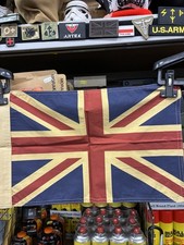 Vintage Union Jack British Double Stitched Cotton Flag Approx 50 Cm X 33