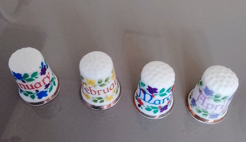 Vintage china thimbles - vintage,