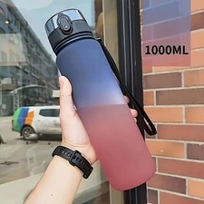 1 Litre Sports Water Bottle Gym Travel Drinking Leakproof Bottle BPA Free