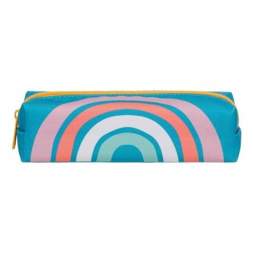 Rainbow square pencil case - square,