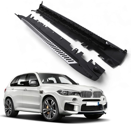 Black running board side - black, steps