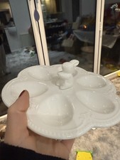 Ceramic Easter Bunny Egg Tray