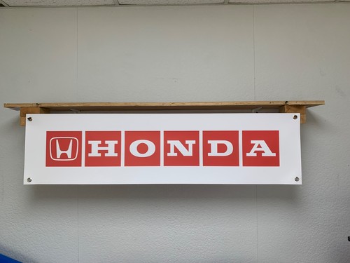 Honda car banner retro - honda,