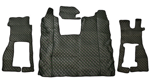Black green stitches eco - black,