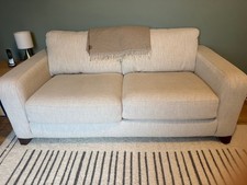 Heal's high quality sofa-bed in beige, size double. Great condition. Very comfy.