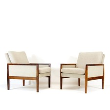 1 of 2 Retro Vintage Danish Hans Olsen Rosewood Easy Chair Lounge Armchair 60s