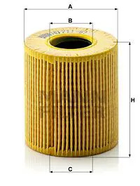 Oil filter - oil, insert