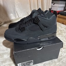 Uk 12 Air Jordan 4 Black Cat