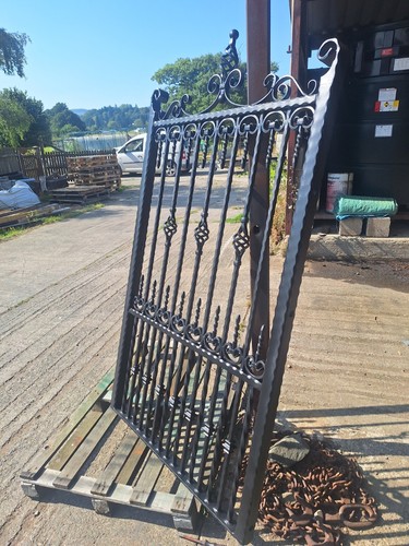 Wrought iron pedestrian gate - wrought,