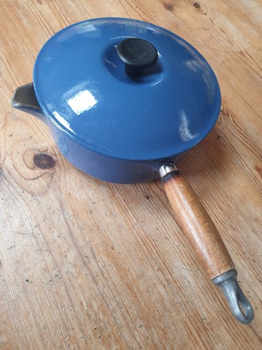 Creuset blue enamel - creuset,