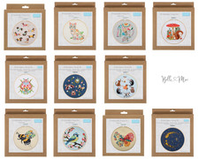 Embroidery Kit with Hoop –