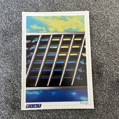 1986 fiat range brochure - range,