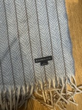 Light Blue And Brown Scarf