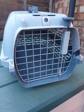 Large Cat Carrier Box Puppy Portable Pet Cage Vet with Safe Door Travel Crate UK