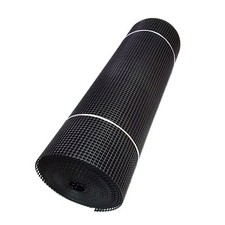 SUPER STRENGTH WINDBREAK Black Extruded Plastic Square Mesh Garden Fence 1 x 25m