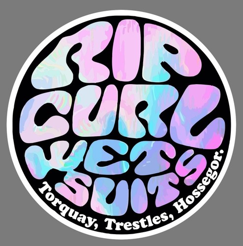 Rip curl tie dye cut - 5.5", dye-cut