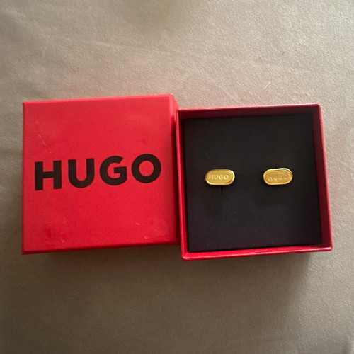 Hugo men signed oval gold - hugo,