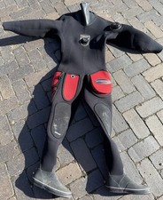 Northern Diver dive master neoprene dry suit ladies around size 10 - shoe size 4