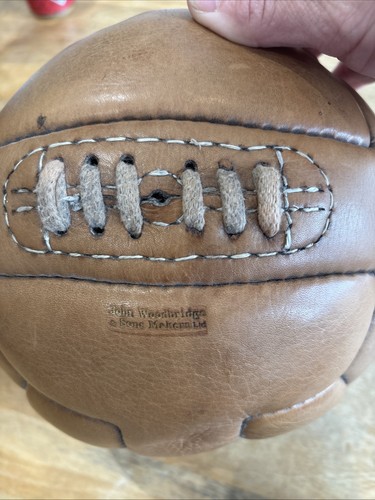 Vintage leather football - vintage,