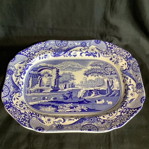 Large spode blue - large, italian