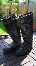 Pilot boots, lined, heated