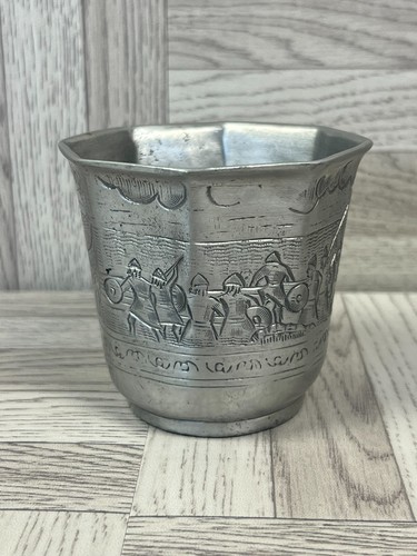Pewter cup norwegian design - pewter,