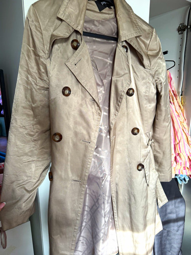 Papaya women beige trench - papaya,