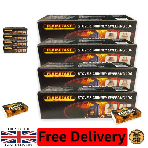 Flamefast chimney sweeping log - chimney,